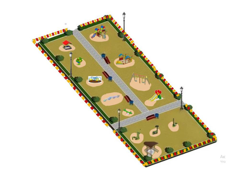 На территории Баунтовского района построят  мини-парки по проекту «1000 дворов».